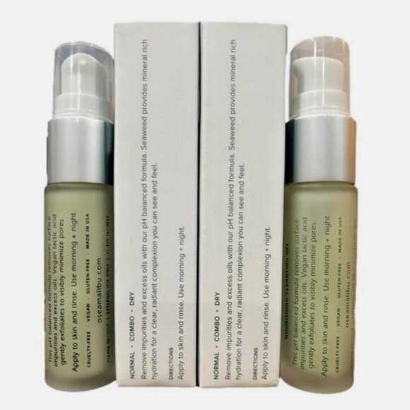 2X Osea Ocean Cleanser .6oz / 18ml each Set of 2 Original Packaging - NIB - Picture 2 of 3